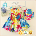 Infant Robes Pour Bébé Filles Robe Coton / Polyester Fête D&#39;anniversaire Enfants Vêtements Robes Enfants